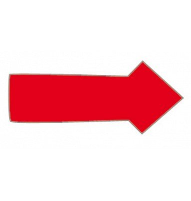 Magnet Pfeil 1x2 cm (30 Stück pro Bogen) - Rot