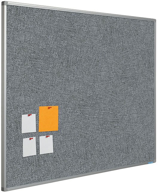 Pinnw&auml;nde mit Camira-Stoff - 45x60cm, Dunkelgrau