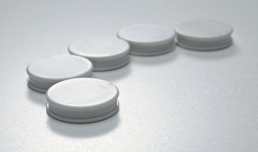 Whiteboards Magnete im Paket mit 5 Stück. weiß