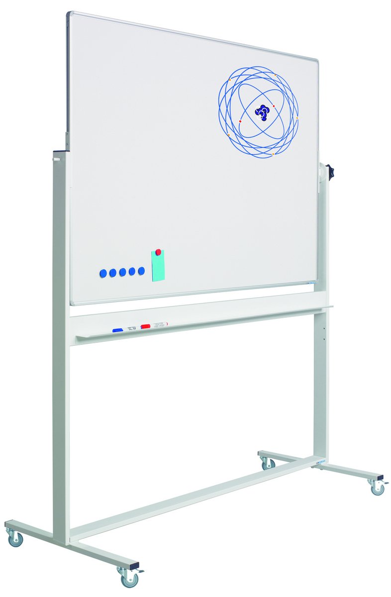Schwenktafel mit lackierter Oberfl&auml;che auf mobilem Stativ, w&auml;hlen Sie zwischen 2 Gr&ouml;&szlig;en - 120x200