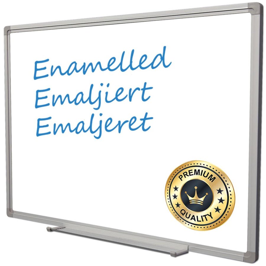 Whiteboard PRO emailliert, 100x150cm.