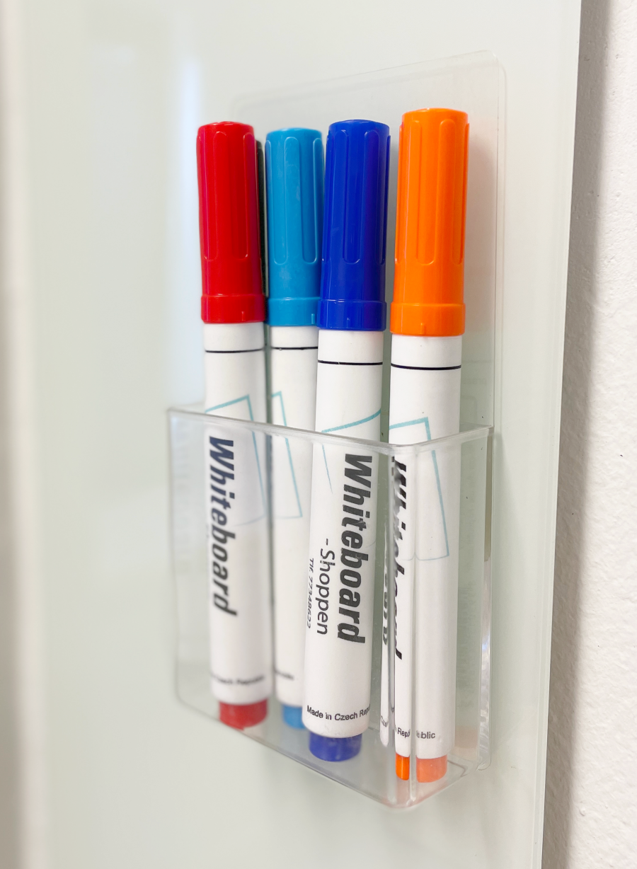 Abnehmbarer wiederverwendbarer Stifthalter