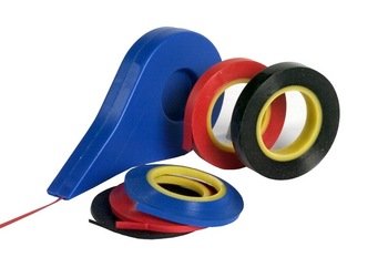 Teilungsklebeband f&uuml;r Whiteboards schwarz - 1,5 mm