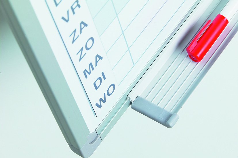 Planungstafel mit Jahreskalender, inkl. Datumsstreifen, 60 x 90 cm