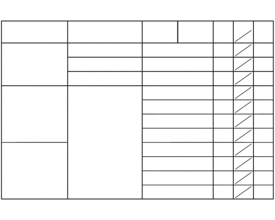 Whiteboard mit Druck, magnetisch, 100 x 200 cm