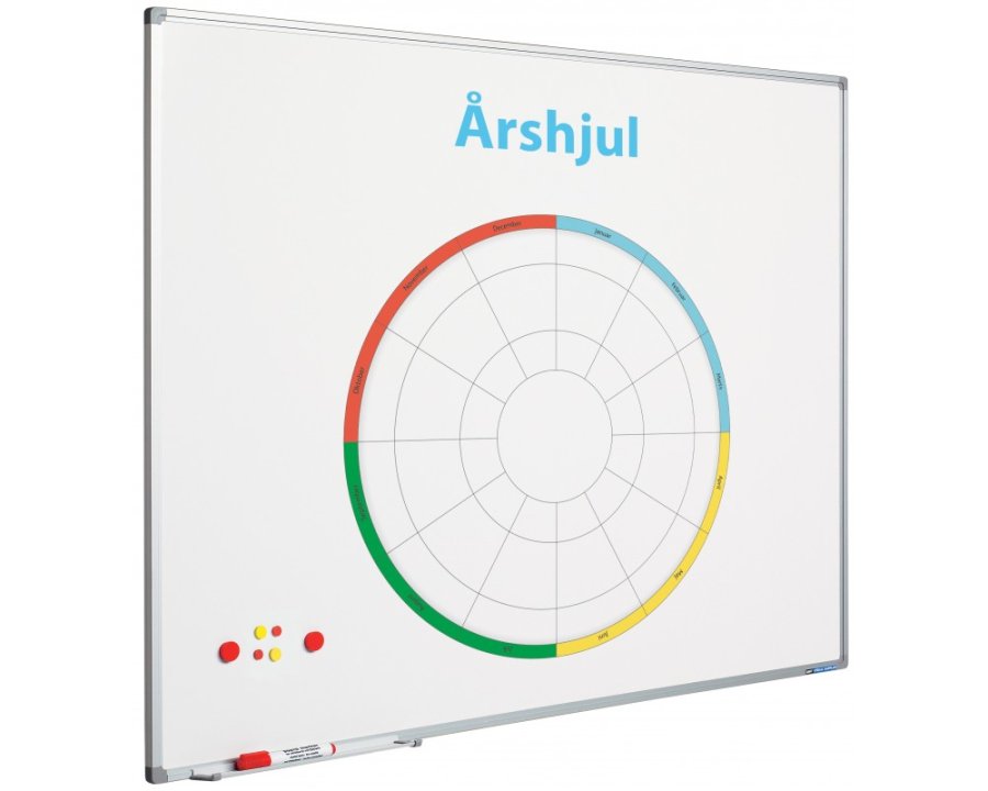 Whiteboard mit Druck, magnetisch, 100 x 200 cm