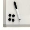 Whiteboard, Kork und Kreide kombitafel mit Wochenplan, inkl. schwarzem Magnetmarker, Magnete, Pinnnadel und Kreide, 90 x 60 cm #2