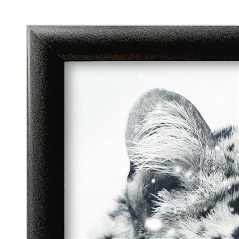 Klapprahmen mit 25mm Aluminiumprofil, schwarz - A5