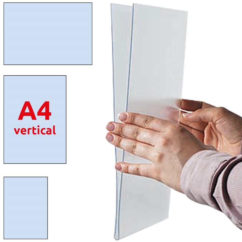 Design Stand, Acrylhalter A4, Acryl, vertikal
