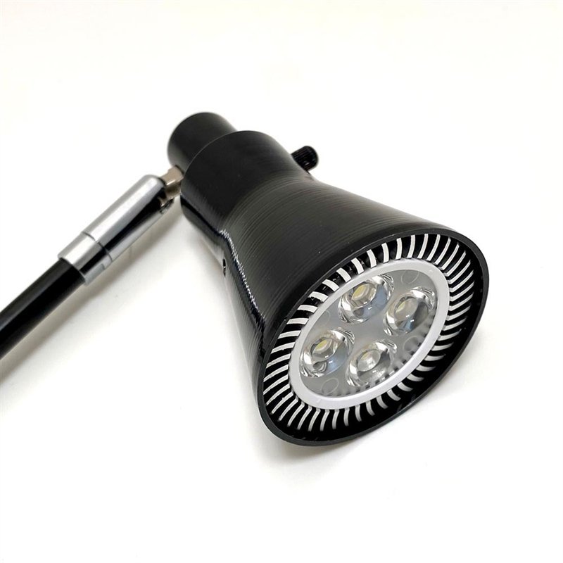 LED-Spot Rund, schwarz, 10 Watt, für Roll-up