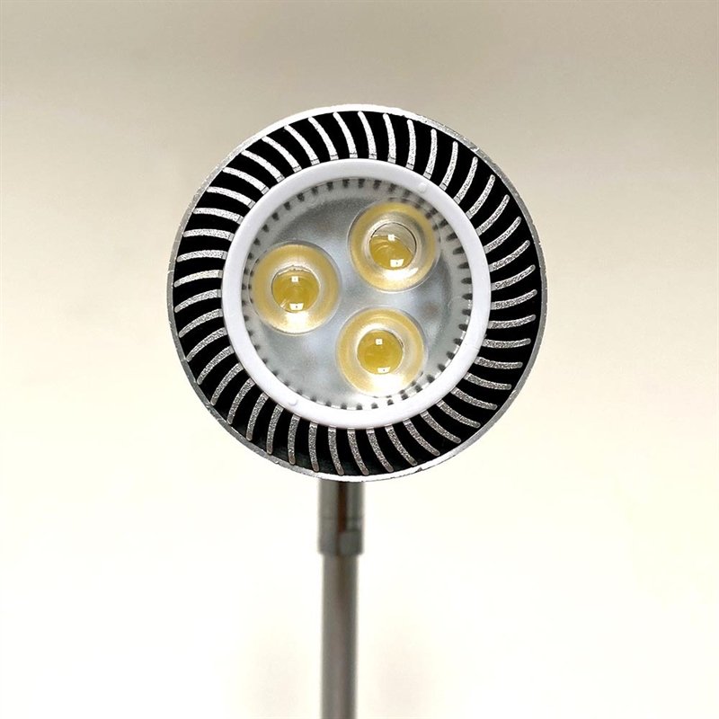 LED-Spot rund, silber, 10 Watt, für Roll-up