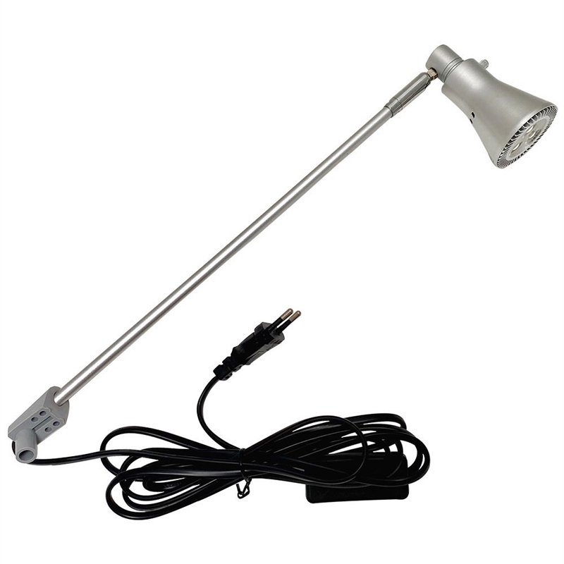 LED-Spot rund, silber, 10 Watt, für Roll-up