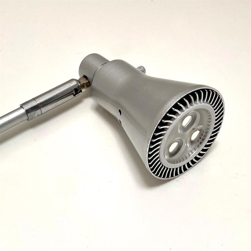 LED-Spot rund, silber, 10 Watt, für Roll-up