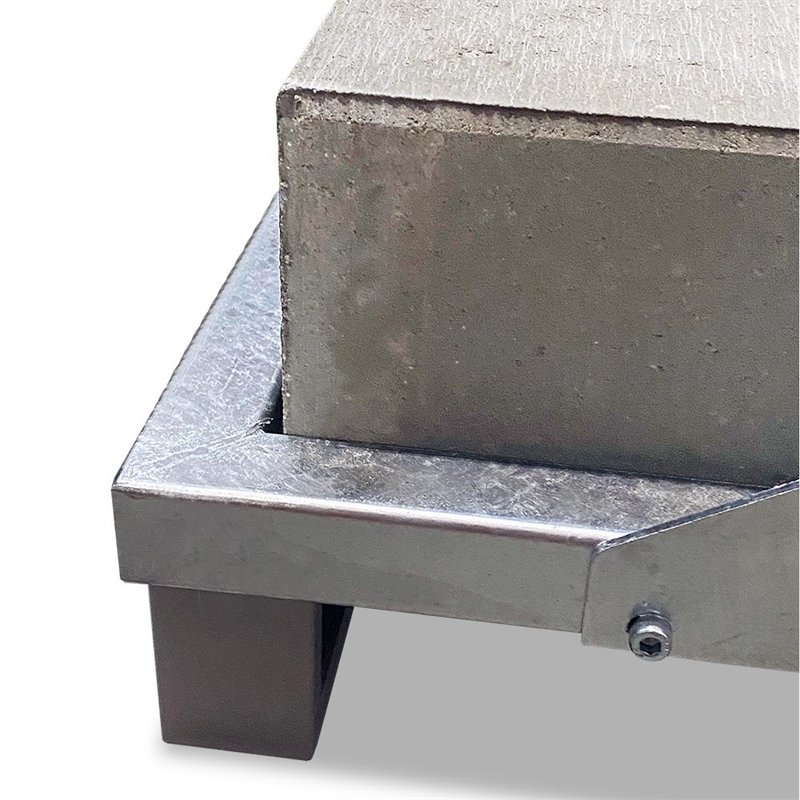 Schweres Kundenstopper mit Betonständer für den Außenbereich - 70 x 100 cm