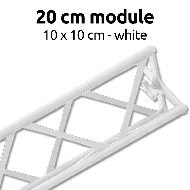 Crown Truss 10x10, Modul 20cm - weiß