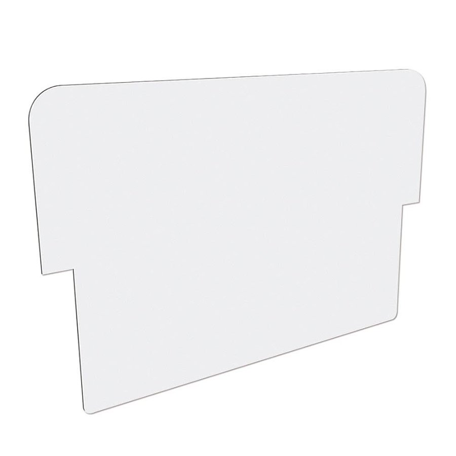 Logoplatte weiß für Alu-Line Sandwich Straßenschild - A2 46 x 22 cm