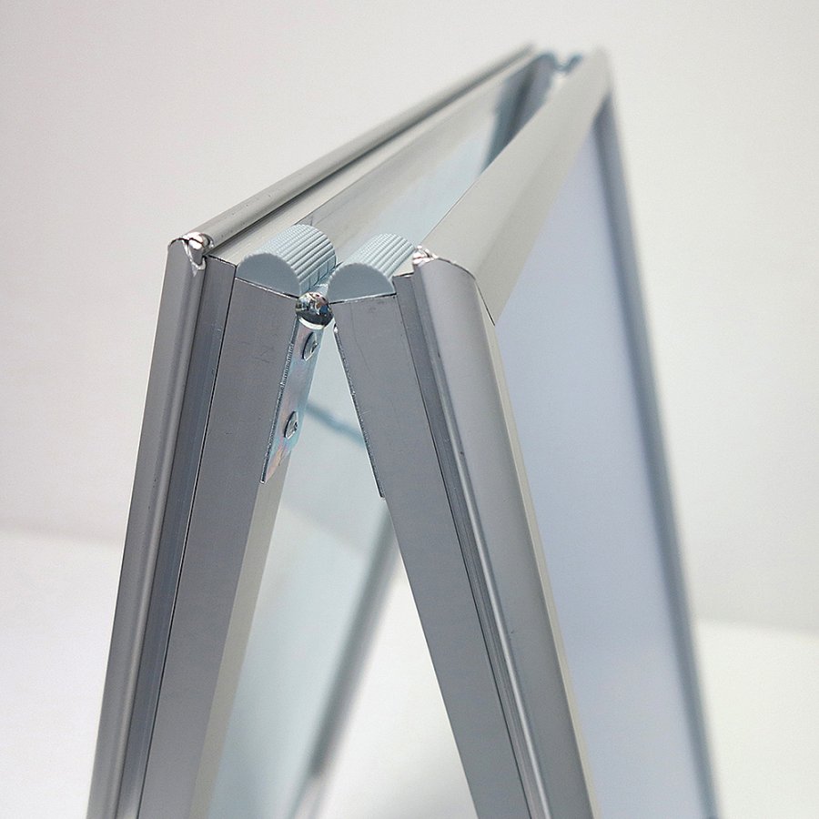 Alu-Line Standard Kundenstopper - A1 - Silber