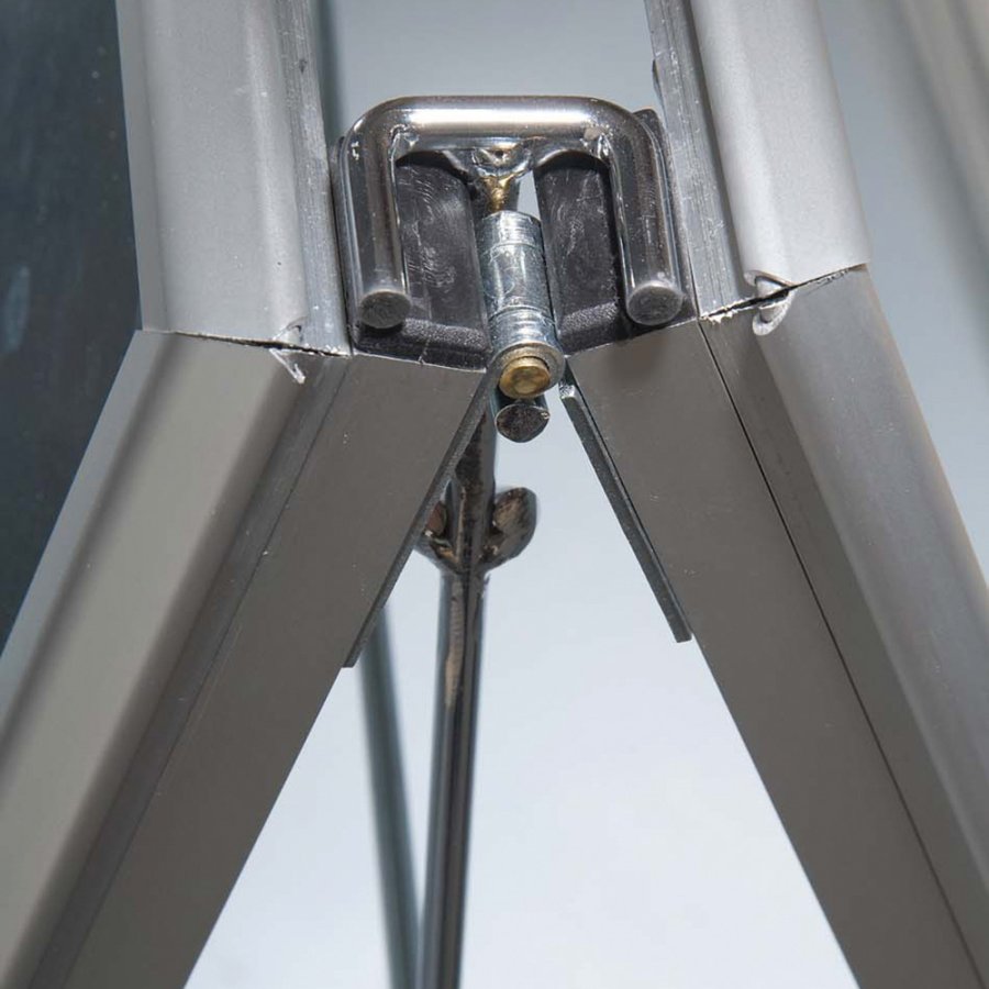 Alu-Line Standard Kundenstopper - A1 - Silber