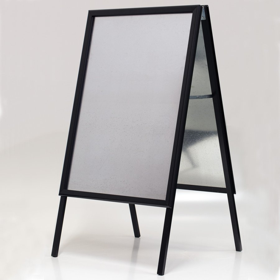 Alu-Line Standard Kundenstopper - A1 - schwarz