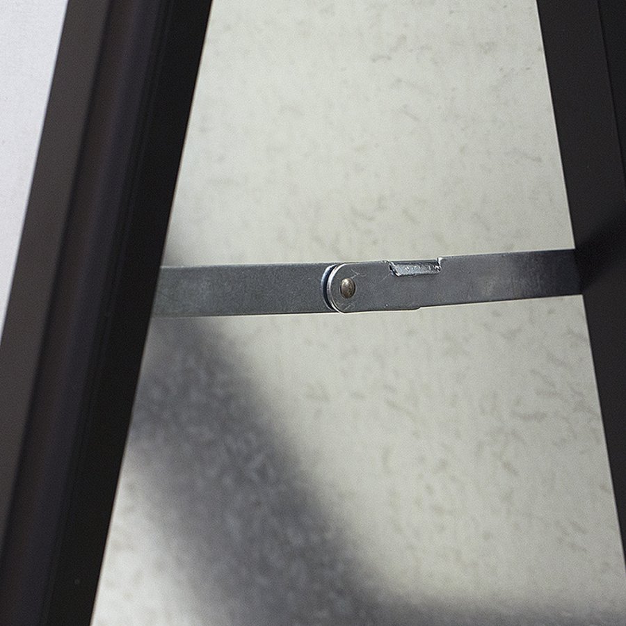 Alu-Line Standard Kundenstopper - A1 - schwarz