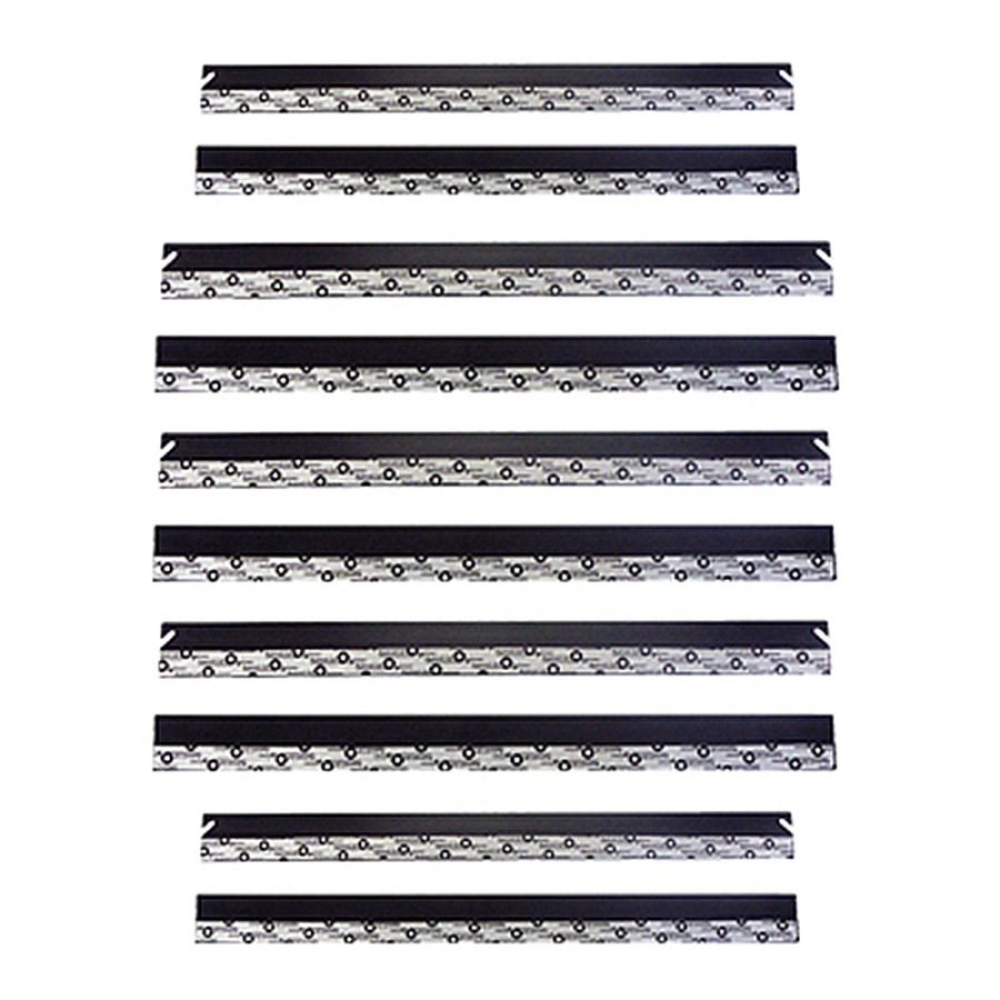 6 obere und 6 untere Riemen Komplettset für POP-UP WALL gebogen 3x4 mit Clips