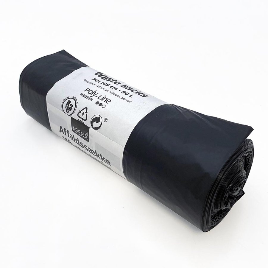 Plastiktüten für großen Abfallbehälter (Art. 6750, 6755, 6756, 6751) (10 Stück/Rolle)