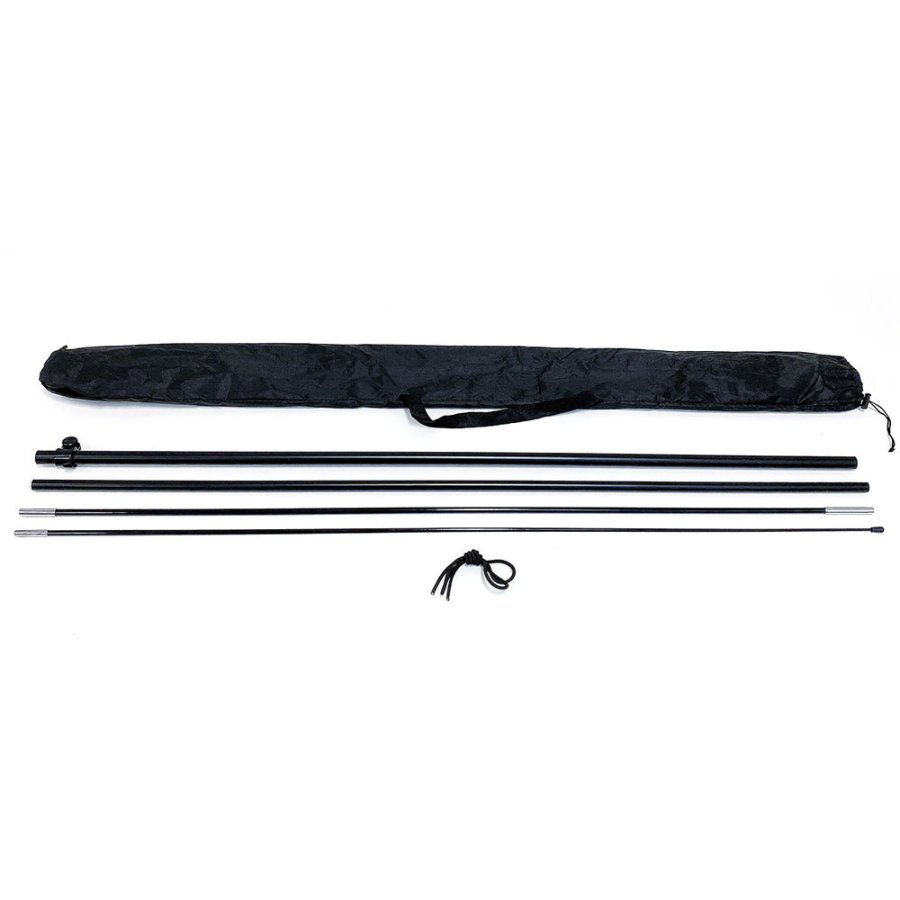 Schwarze Stangen für Beachflag, Outdoor Drop Flag, Small