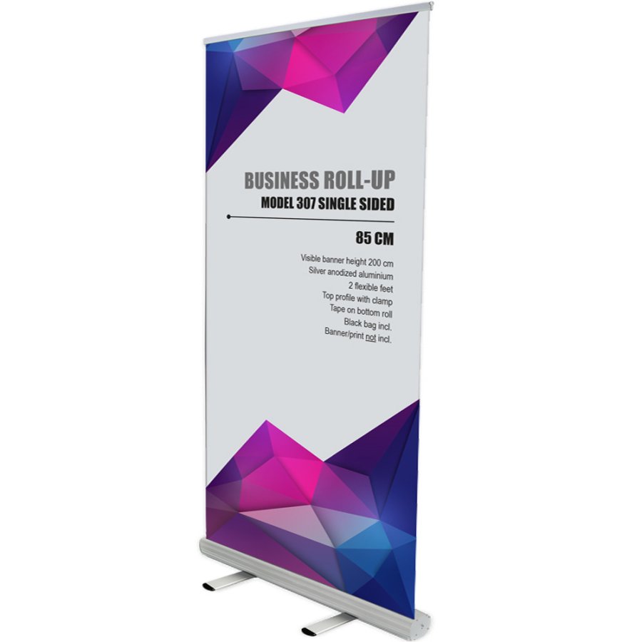 Business Roll-up, einseitig, 100 cm, Alu