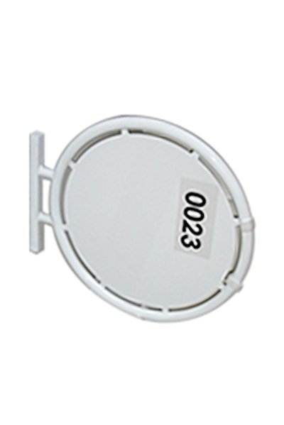 AUSSENSCHILD Kreis Ø70cm, doppelseitig - weiß