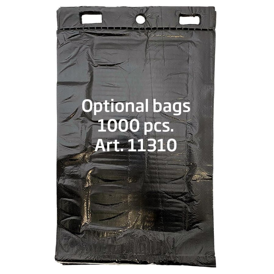 Eco Dispenser, silber, mit Druck, für Hundebeuteln und 145 cm stange