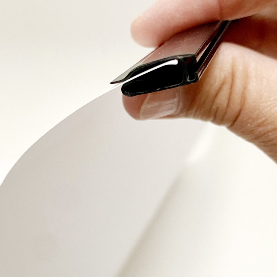 Plakatleisten in Schwarz mit Aufh&auml;nge&ouml;sen - Set aus 2, 120 cm