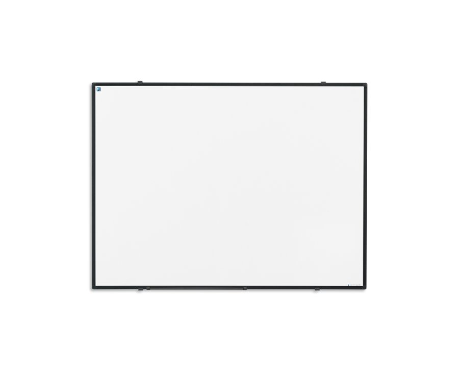 Whiteboard im schwarzen Keramikdesign mit schwarzem Aluminiumrahmen - 90x120cm