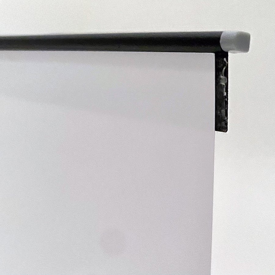 Mini Roll-up in Schwarz A3 Alu - Perfekt f&uuml;r Ausstellungen und Pr&auml;sentationen