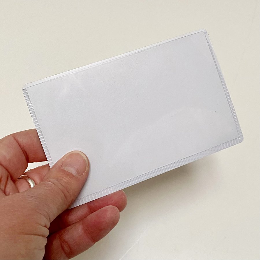 Magnettaschen und Regalkanten - A7 Querformat (72x117 mm)