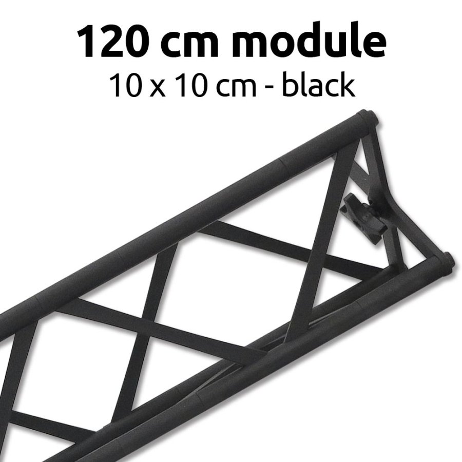 Crown Truss 10x10, Modul 120cm - schwarz