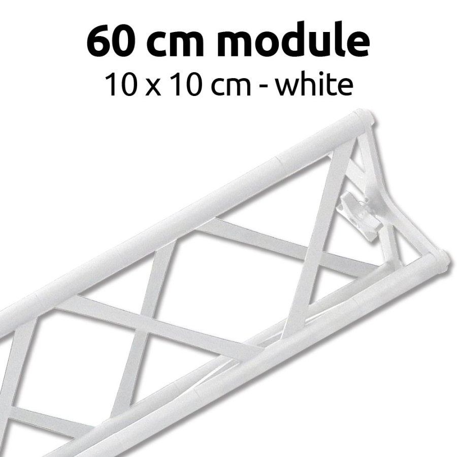Crown Truss 10x10, Modul 60cm - wei&szlig;