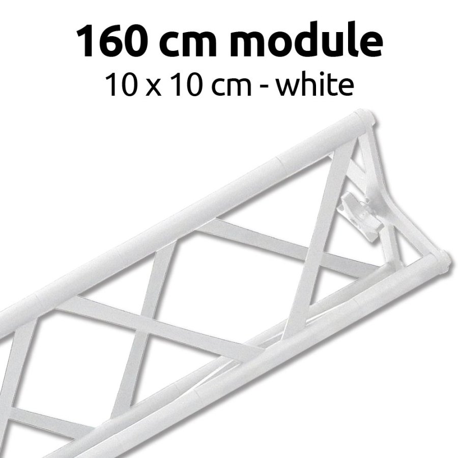 Crown Truss 10x10, Modul 160cm - wei&szlig;
