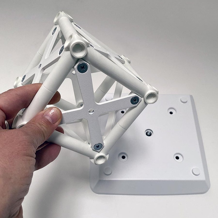 Crown Truss 10x10, Eckblock - Wei&szlig;