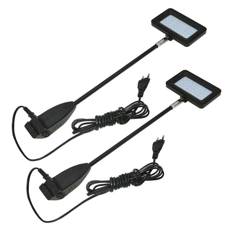 Crown Truss 10x10, LED, 15 Watt Strahler, inkl. Halterung - Schwarz. Satz. = 2 Stk.