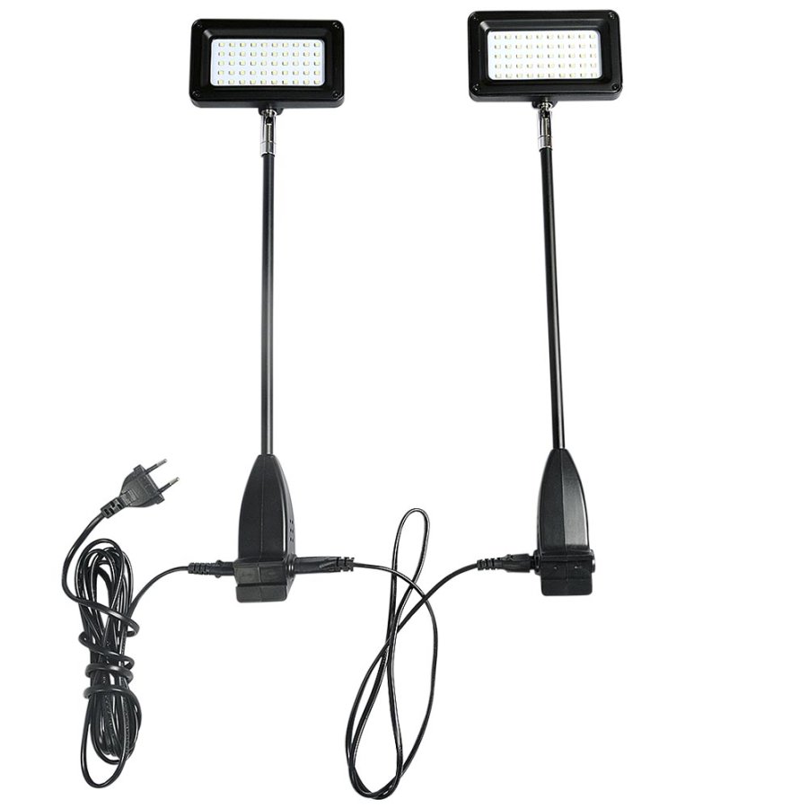 Crown Truss 10x10, LED, 15 Watt Strahler, inkl. Halterung - Schwarz. Satz. = 2 Stk.