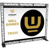 Crown Truss 10 Bannerwand - Schwarz #1