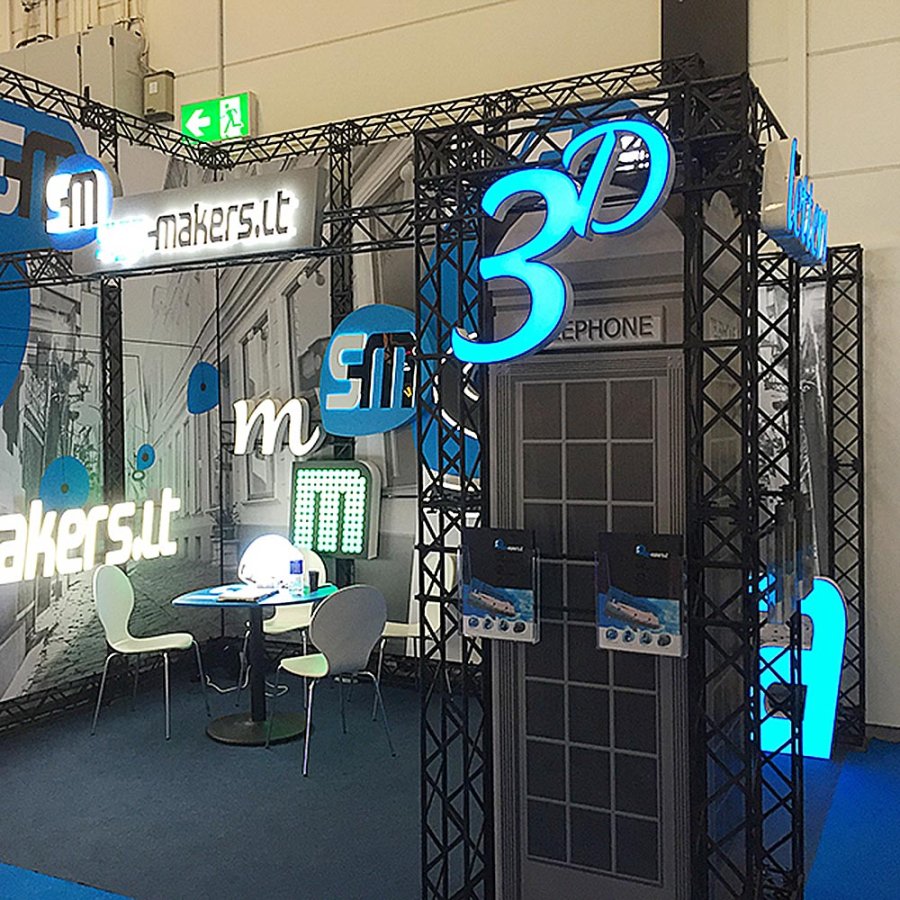 Crown Truss 10 Bannerwand - Schwarz