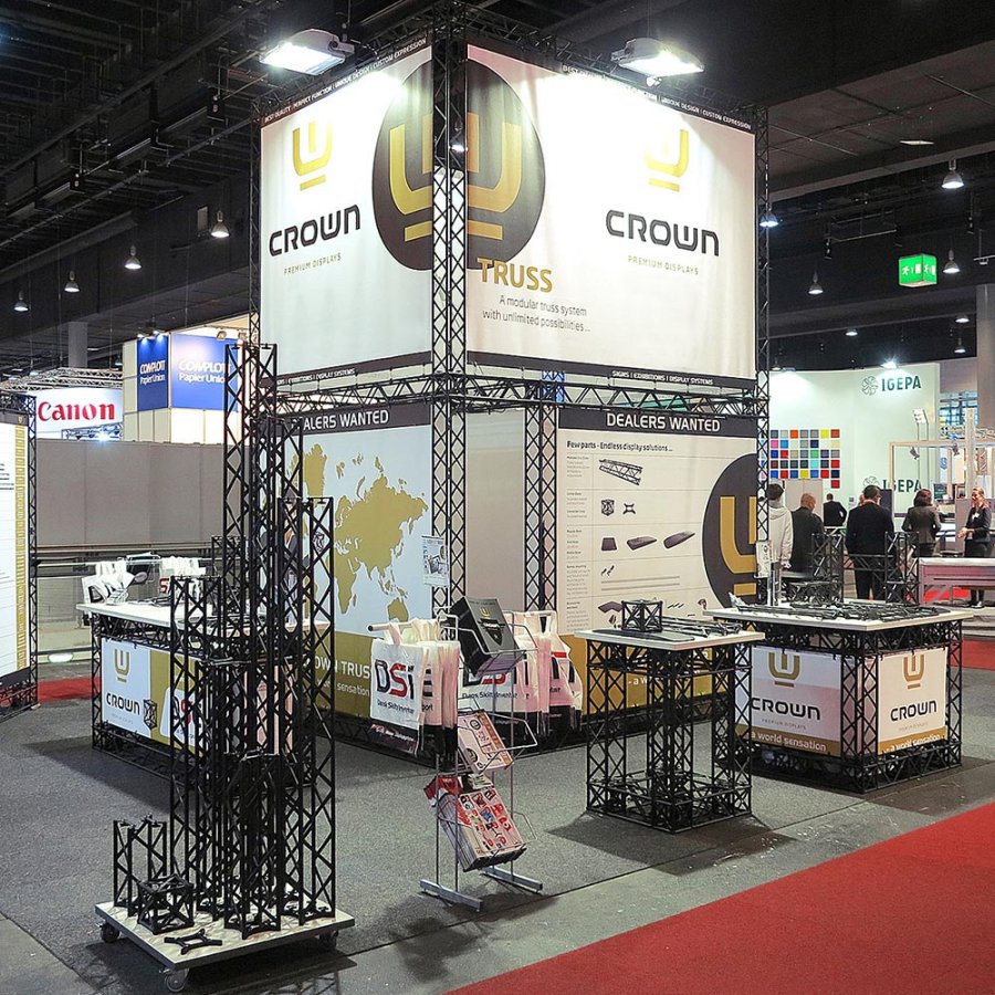 Crown Truss 15 Messeturm - schwarz