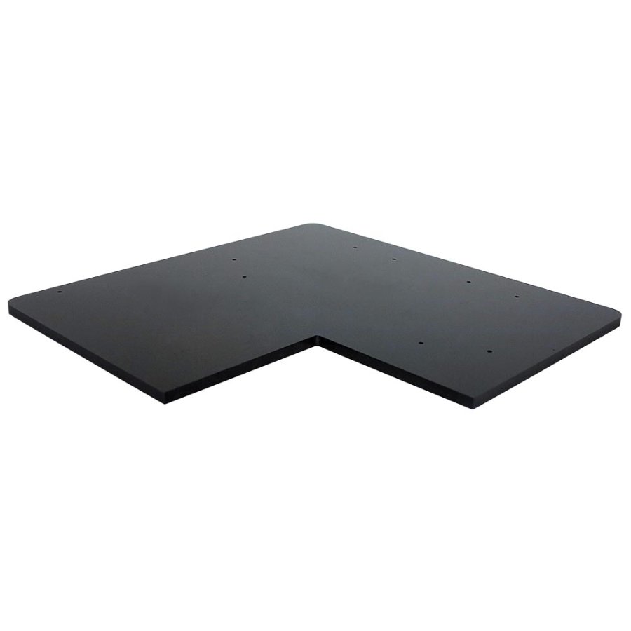 Crown Truss Regalbrett, L-Form 40x40cm schwarz