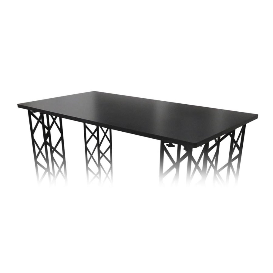 Crown Truss  Counter top Platte, 95 x 65 cm schwarz