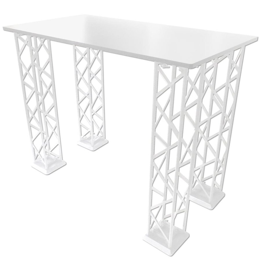 Crown Truss Counter top Platte, 125 x 65 cm - Wei&szlig;