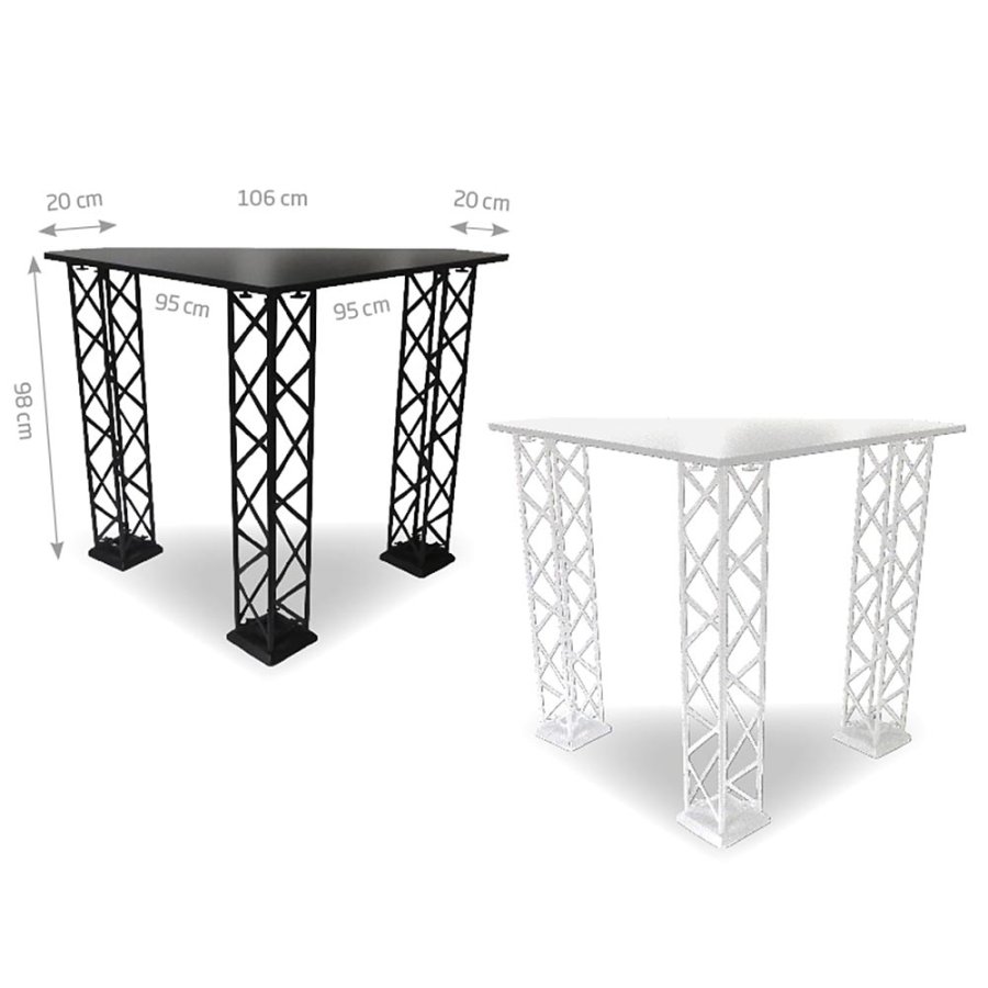 Crown Truss Counter - Dreieck - Wei&szlig;