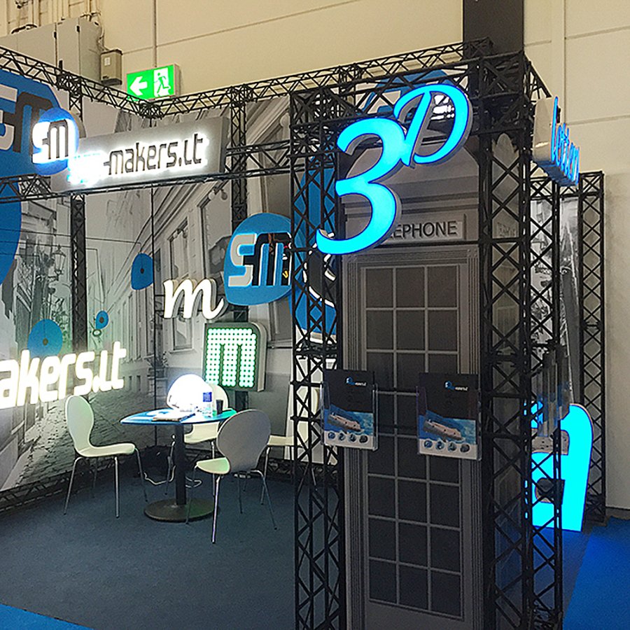 Crown Truss Messewand 15 L-Form 3 x 6 m - schwarz