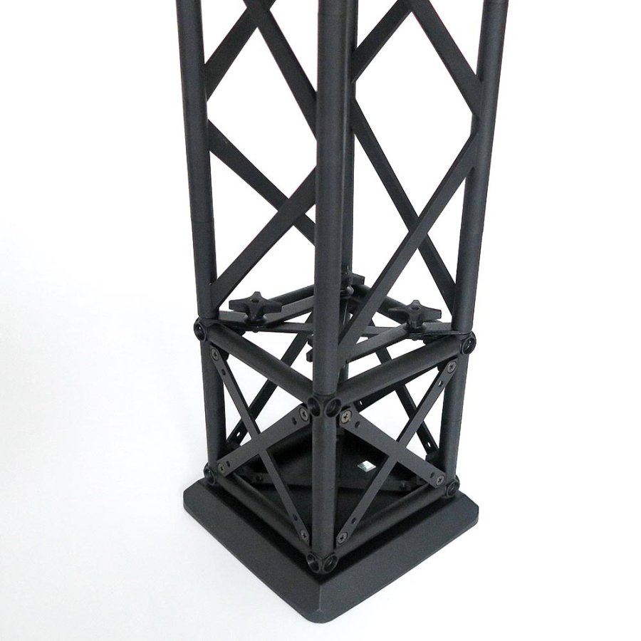 Crown Truss 15 Messewand U-Form 3 x 3 m - schwarz