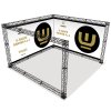 Crown Truss 15 Messewand U-Form 4 x 4 m - schwarz #1